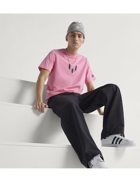 Playera deportiva para fútbol Adidas de hombre