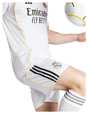 Short Adidas Real Madrid para fútbol hombre