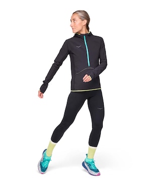 Chamarra para correr Hoka para mujer
