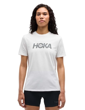 Playera deportiva para correr Hoka de mujer