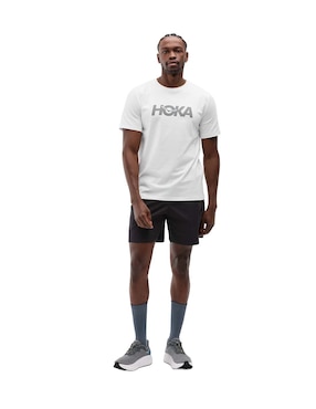 Playera deportiva para correr Hoka de hombre