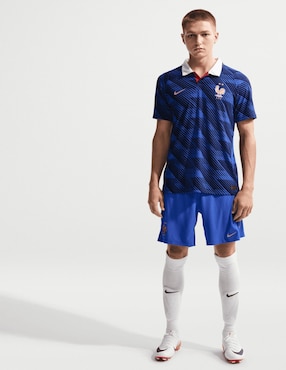 Jersey de Selección de fútbol de Francia entrenamiento manga corta Nike para hombre