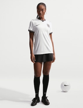Jersey de Selección de Fútbol de Inglaterra local manga corta Nike para mujer