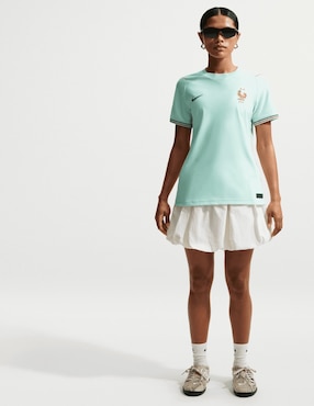 Jersey de Selección de Fútbol de Francia visitante manga corta Nike para mujer