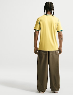 Jersey de Selección de Fútbol de Brasil local manga corta Nike para hombre