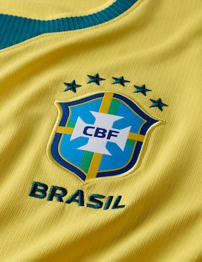 Jersey de Selección de Fútbol de Brasil local manga corta Nike para hombre