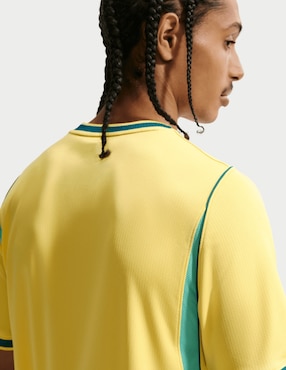 Jersey de Selección de Fútbol de Brasil local manga corta Nike para hombre