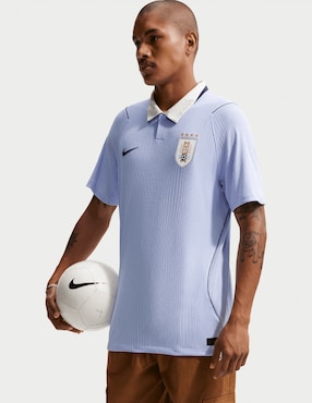Jersey de Selección de Fútbol de Uruguay local manga corta Nike fan para hombre