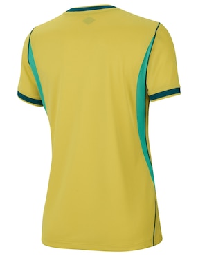 Jersey de selección de Fútbol de Brasil local manga corta Nike para mujer
