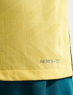 Jersey de Selección de Fútbol de Brasil local manga corta Nike jugador para hombre