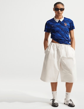 Jersey de Selección de Fútbol de Francia local manga corta Nike para mujer