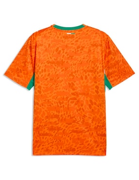 Jersey de Costa de marfil local manga corta Mundial Puma para hombre