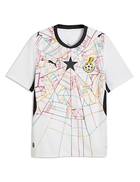 Jersey de Selección de fútbol de Ghana manga corta Mundial Puma para hombre