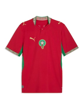 Jersey de Selección de fútbol de Marruecos manga corta Mundial Puma para hombre