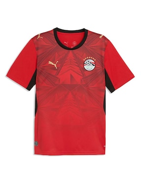 Jersey de Selección de fútbol de Egipto local manga corta Mundial Puma para hombre