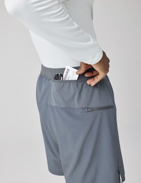 Short calzón de malla integrado Brooks para correr hombre