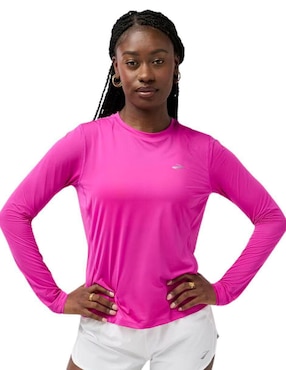 Playera deportiva para correr Brooks de mujer