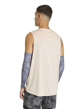 Playera deportiva para correr Adidas de hombre