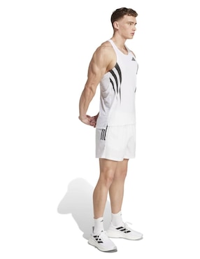 Playera deportiva para correr Adidas de hombre