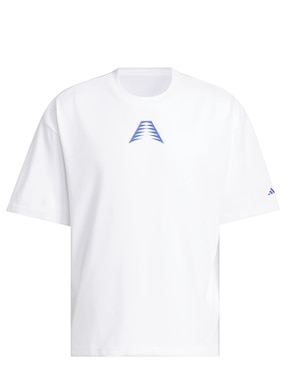 Playera deportiva para básquetbol Adidas de hombre
