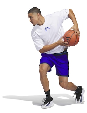 Playera deportiva para básquetbol Adidas de hombre