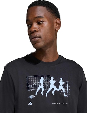 Playera deportiva para entrenamiento Adidas de hombre