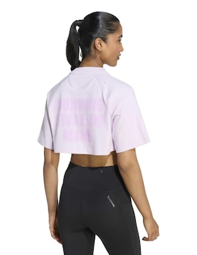 Playera deportiva para correr Adidas de mujer