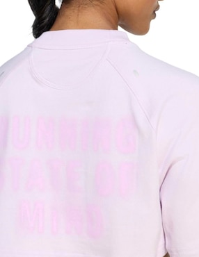 Playera deportiva para correr Adidas de mujer