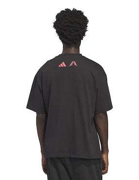 Playera deportiva para básquetbol Adidas de hombre