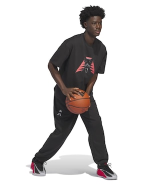 Playera deportiva para básquetbol Adidas de hombre