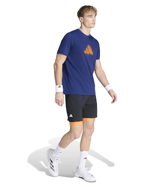 Playera deportiva con raqueta Adidas de hombre