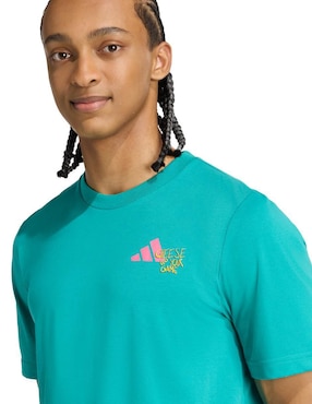 Playera deportiva para tennis Adidas de hombre