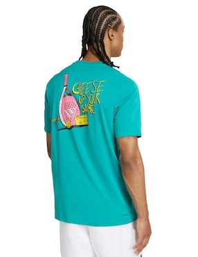 Playera deportiva para tennis Adidas de hombre