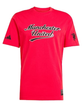 Playera deportiva para fútbol Adidas Manchester United de hombre