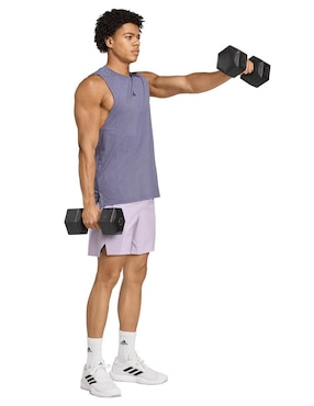 Playera deportiva para entrenamiento Adidas de hombre
