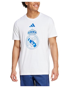 Playera deportiva para fútbol Adidas Real Madrid Club de Fútbol de hombre