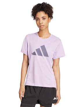 Playera deportiva para correr Adidas de mujer