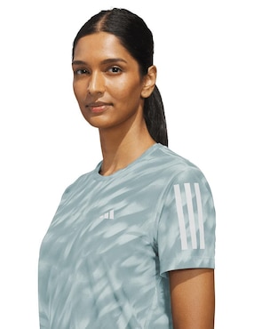 Playera deportiva para correr Adidas de mujer