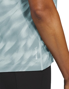 Playera deportiva para correr Adidas de mujer