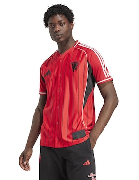 Playera deportiva para fútbol Adidas Manchester United de hombre