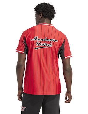 Playera deportiva para fútbol Adidas Manchester United de hombre
