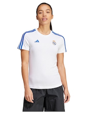 Playera deportiva para fútbol Adidas Real Madrid Club de Fútbol de mujer