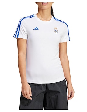Playera deportiva para fútbol Adidas Real Madrid Club de Fútbol de mujer