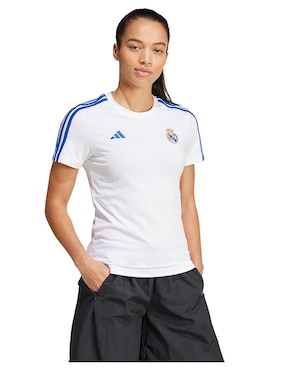 Playera deportiva para fútbol Adidas Real Madrid Club de Fútbol de mujer