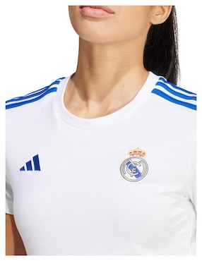 Playera deportiva para fútbol Adidas Real Madrid Club de Fútbol de mujer