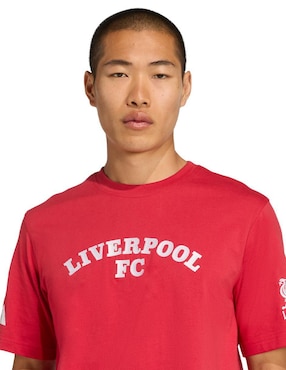 Playera deportiva para fútbol Adidas Liverpool Football Club de hombre