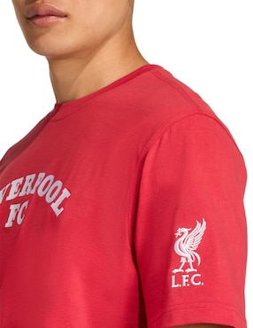 Playera deportiva para fútbol Adidas Liverpool Football Club de hombre