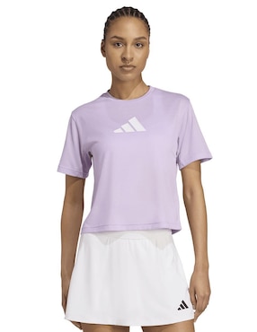Playera deportiva para entrenamiento Adidas de mujer