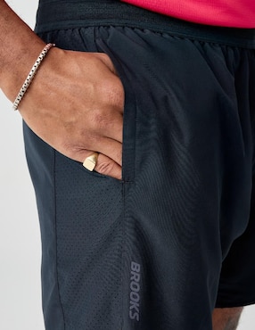 Short con malla Brooks para correr hombre
