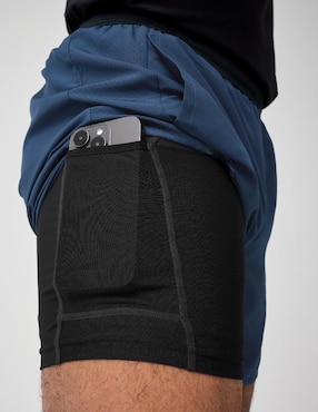 Short con malla Brooks para correr hombre